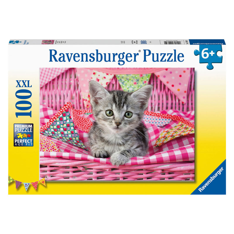 Load image into Gallery viewer, Ravensburger legpuzzel xxl lief katje, 100st.
