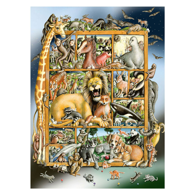 Load image into Gallery viewer, Ravensburger legpuzzel xxl dierencollage, 100st.
