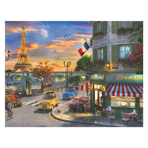 Ravensburger puzzel romantische avond in parijs - legpuzzel - 2000 stukjes