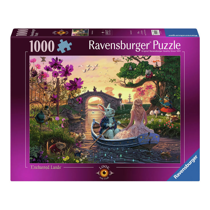 Load image into Gallery viewer, Ravensburger legpuzzel wonderland, 1000st.
