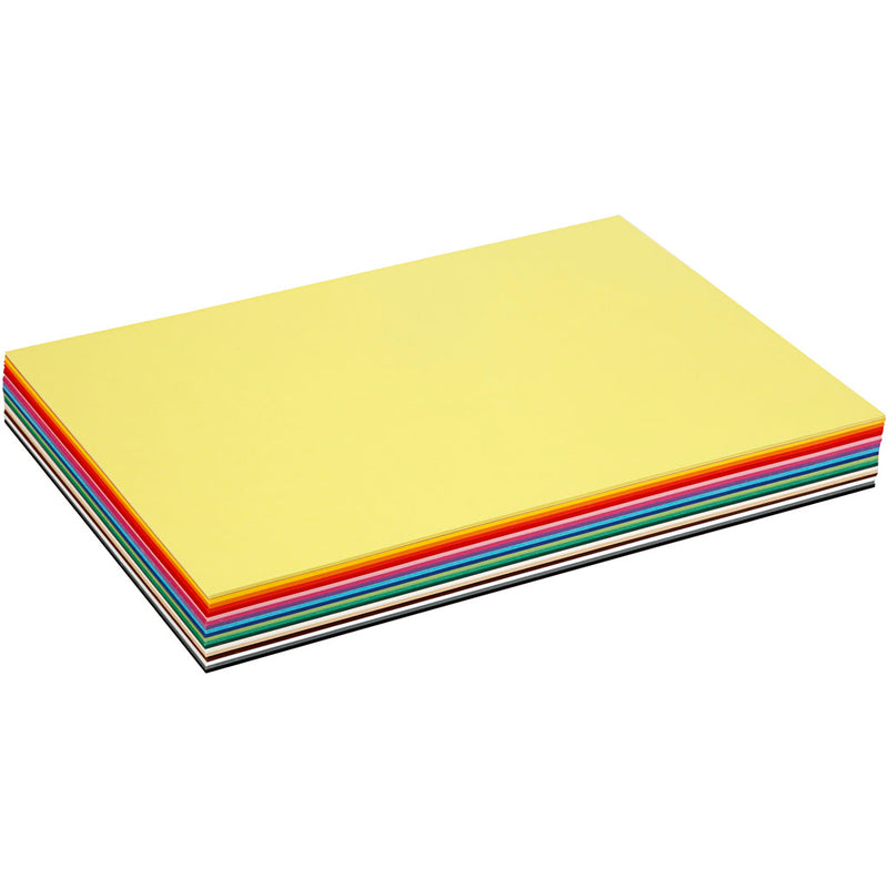 Afbeelding laden in galerijviewer, Https: www.cchobby.nl gekleurd-karton-a3-vel-297x420-mm-180-gr-diverse-kleuren-300-div-vellen-1-doos
