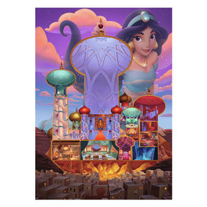 Ravensburger puzzel disney castles jasmine - 1000 stukjes cartoon.