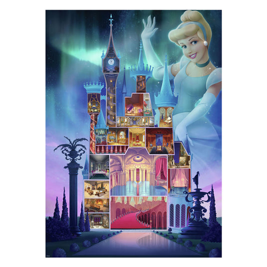 Ravensburger – disney castle assepoester – puzzel 1000 stukjes