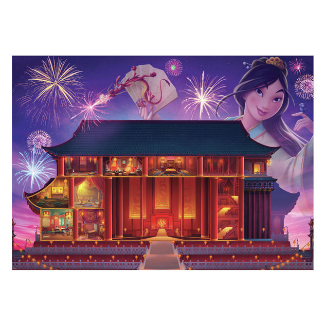 Load image into Gallery viewer, Ravensburger puzzel disney castles mulan - 1000 stukjes legpuzzel.
