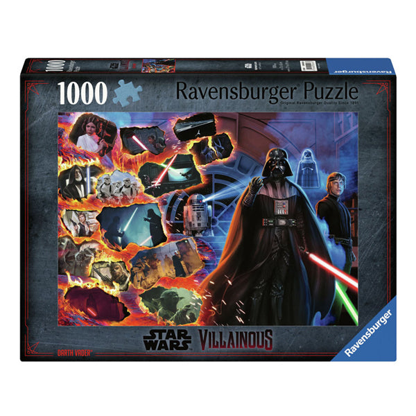 Load image into Gallery viewer, Ravensburger legpuzzel star wars villainous darth vader, 1000st.
