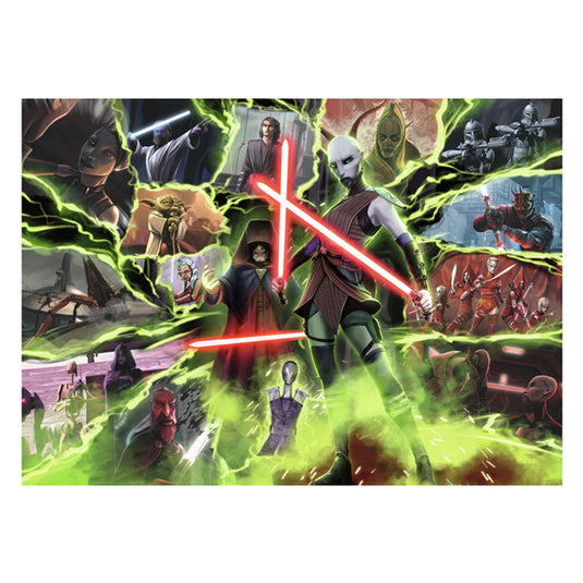 Ravensburger legpuzzel star wars villainous asajj ventress, 1000st.