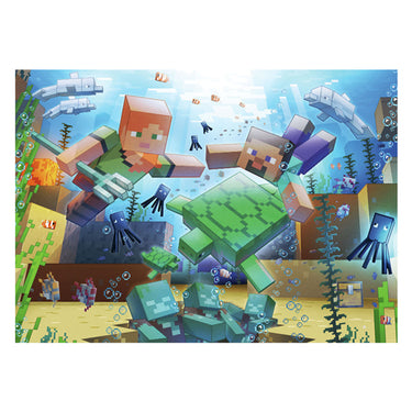 Ravensburger legpuzzel minecraft mosaic 1000 stukjes karton.