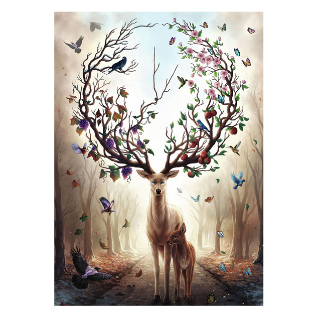 Load image into Gallery viewer, Ravensburger legpuzzel magisch hert, 1000st.
