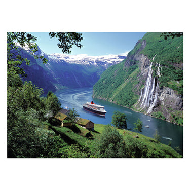 Ravensburger puzzel landschap noors fjord - 1000 stukjes legpuzzel.