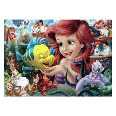 Ravensburger puzzel disney de kleine zeemeermin 1000 stukjes karton.