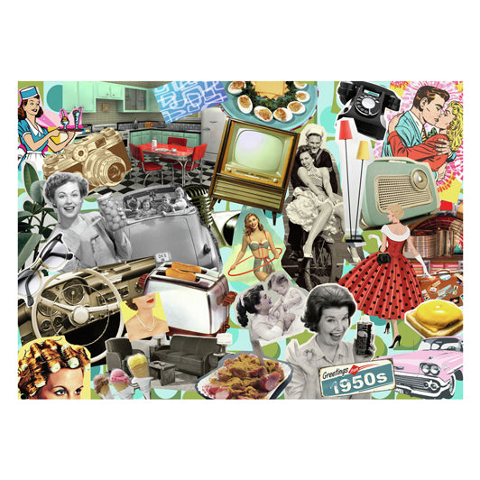 Load image into Gallery viewer, Ravensburger puzzel legpuzzel jaren 50 - 1000 stukjes vintage.
