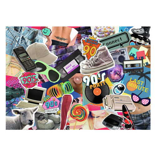Load image into Gallery viewer, Ravensburger puzzel de jaren 90 - legpuzzel - 1000 stukjes
