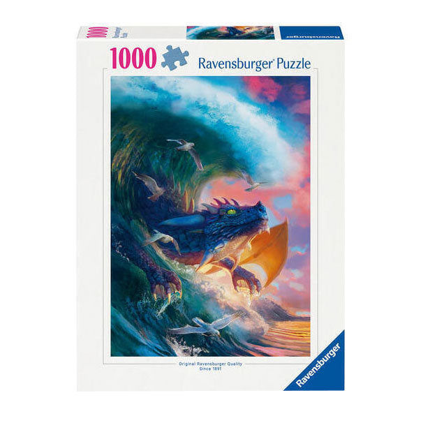 Load image into Gallery viewer, Ravensburger legpuzzel draken race, 1000st.
