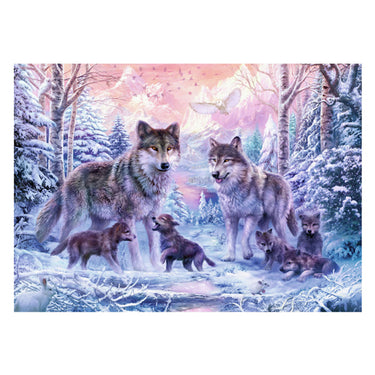 Ravensburger puzzel legpuzzel arctische wolven - 1000 stukjes dieren.