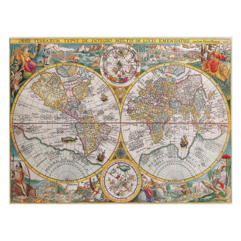 Load image into Gallery viewer, Ravensburger legpuzzel wereldkaart 1594, 1500st.
