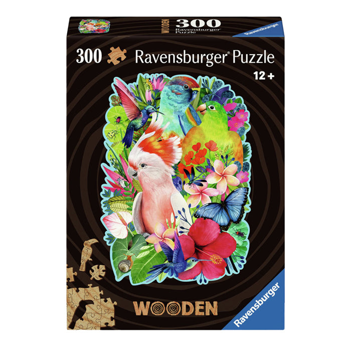 Load image into Gallery viewer, Ravensburger houten legpuzzel beautiful birds, 300st.
