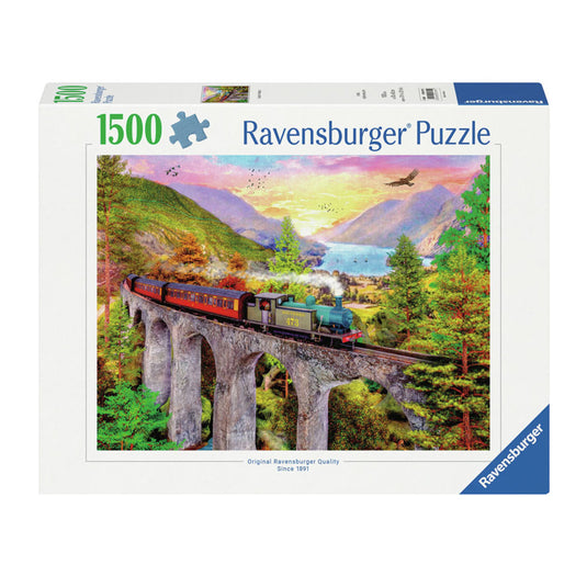 Ravensburger legpuzzel zugfahrt im herbst, 1000st.