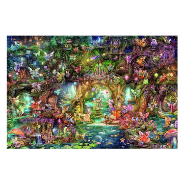 Ravensburger puzzel de verborgen wereld van de elfjes - legpuzzel - 4000 stukjes