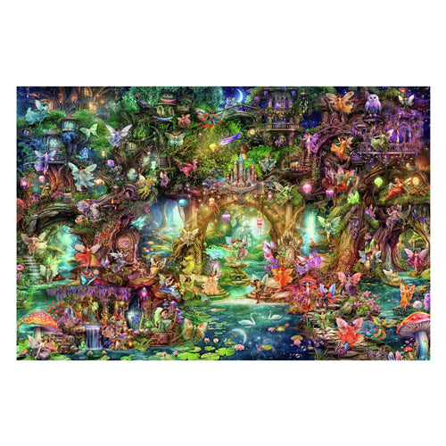 Load image into Gallery viewer, Ravensburger puzzel de verborgen wereld van de elfjes - legpuzzel - 4000 stukjes
