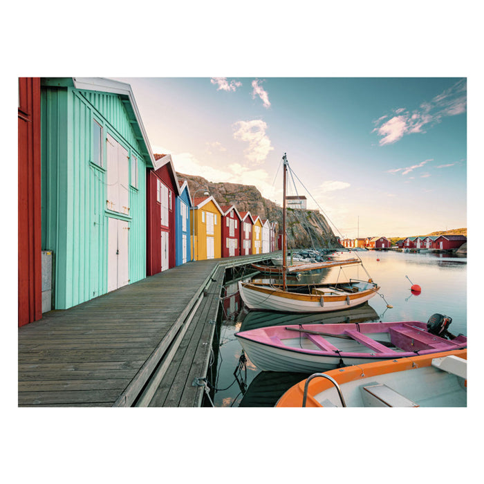 Load image into Gallery viewer, Ravensburger legpuzzel bootshauser in smogen, schweden, 500st.
