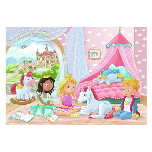Load image into Gallery viewer, Ravensburger puzzel prince princess 2x12

