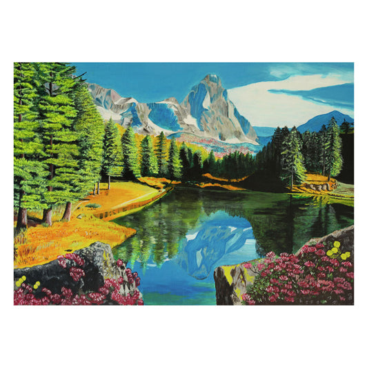 Load image into Gallery viewer, Ravensburger puzzel rocky mountain reflections - legpuzzel - 300 stukjes extra groot
