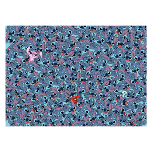 Load image into Gallery viewer, Ravensburger legpuzzel disney stitch challenge 1000 stukjes cartoon.
