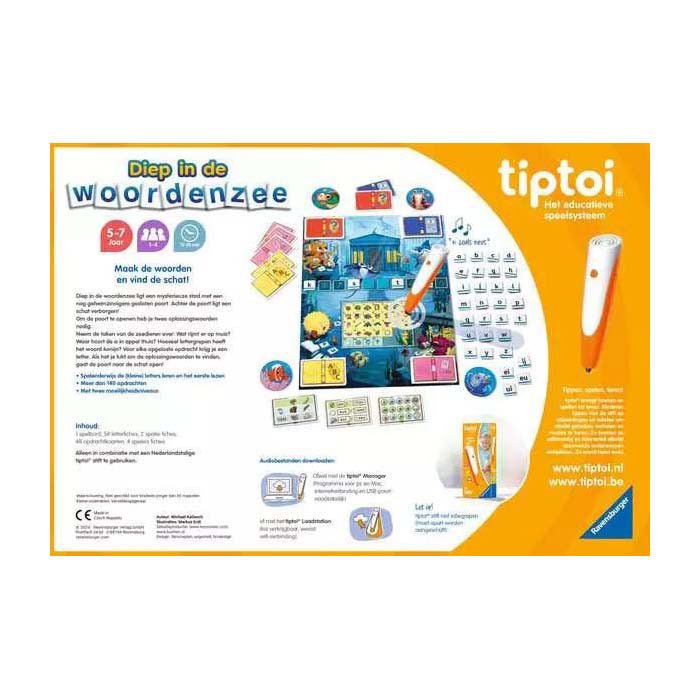 Load image into Gallery viewer, Tiptoi ® spel diep in de woordenzee
