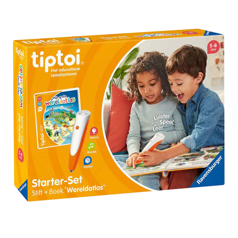 Load image into Gallery viewer, Ravensburger tiptoi starterset mijn grote wereldatlas
