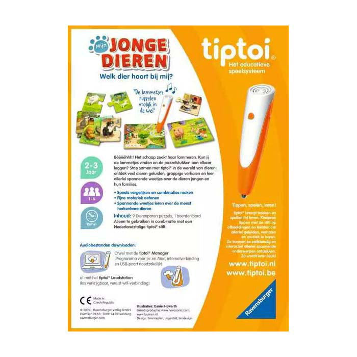 Load image into Gallery viewer, Ravensburger tiptoi mijn jonge dieren - interactief spel voor 1-4 jaar -
