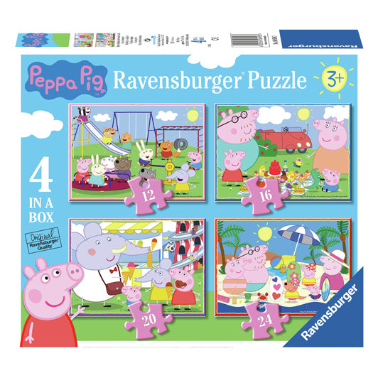 Load image into Gallery viewer, Ravensburger legpuzzel peppa pig 4in1, 24st.
