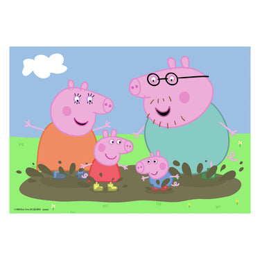 Ravensburger puzzel peppa pig - 2x24 stukjes - kinderpuzzel