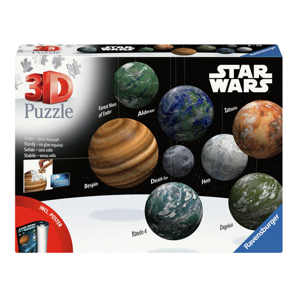 Load image into Gallery viewer, Ravensburger 3d puzzel star wars planet of the galaxy, 531st.
