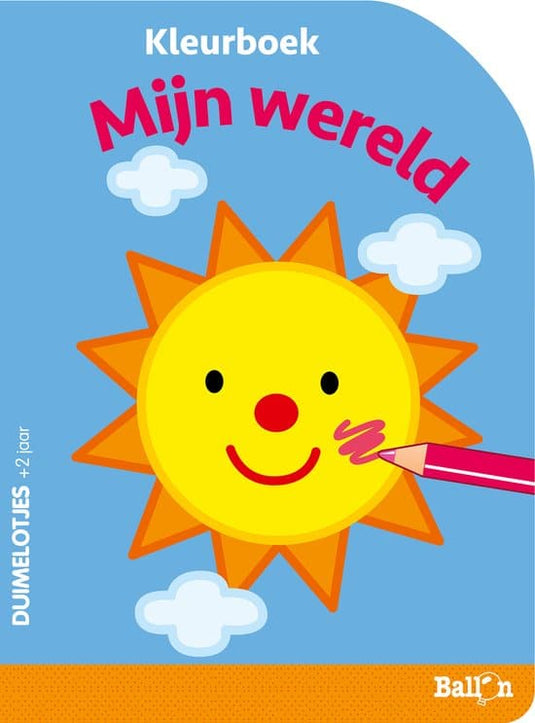 De ballon duimelotjes mijn wereld kleurboek