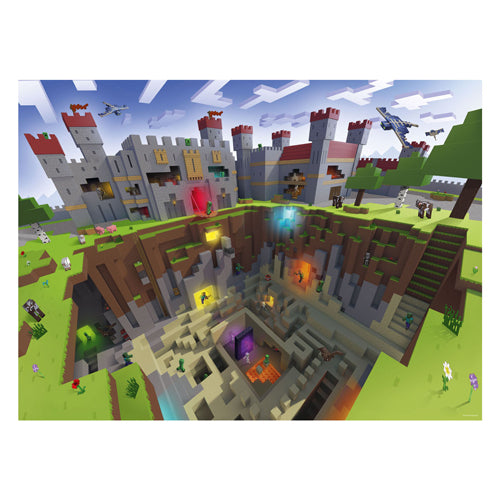 Load image into Gallery viewer, Ravensburger minecraft cutaway 300st
