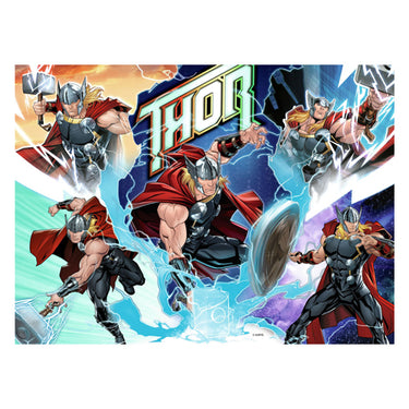 Ravensburger puzzel marvel thor - legpuzzel - 100 xxl stukjes puzzels voor kinderen