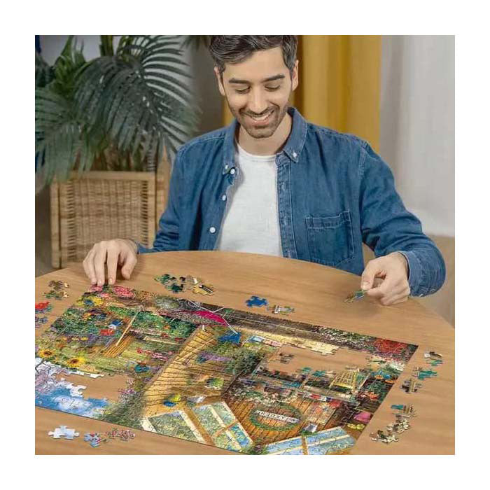 Load image into Gallery viewer, Ravensburger puzzel blik in het tuinhuis - legpuzzel - 300 stukjes extra groot
