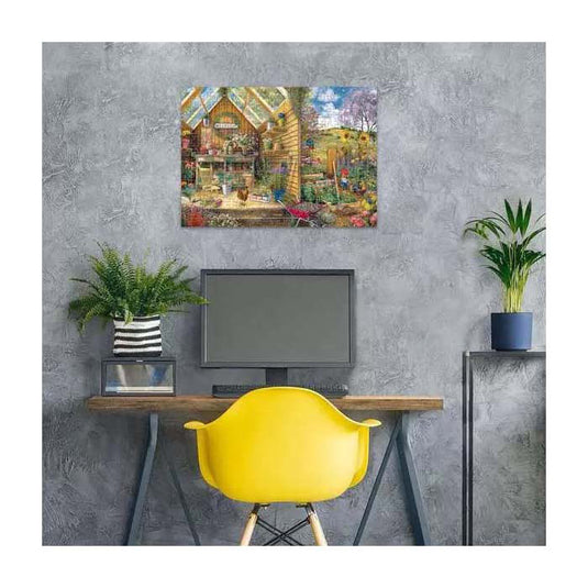 Ravensburger puzzel blik in het tuinhuis - legpuzzel - 300 stukjes extra groot