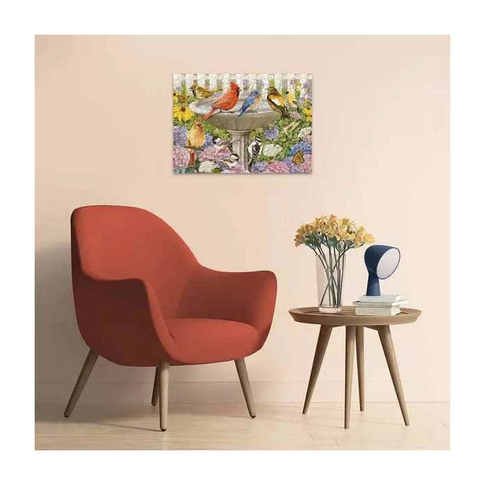 Load image into Gallery viewer, Ravensburger puzzel bij het vogelbadje - legpuzzel - 500 stukjes
