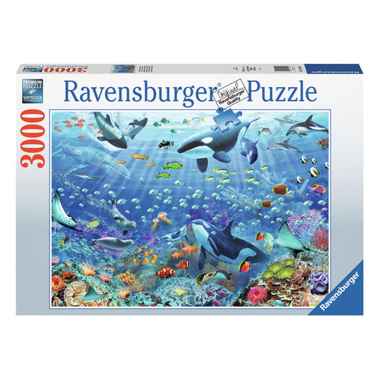 Ravensburger legpuzzel kleurrijke onderwaterwereld, 3000st.