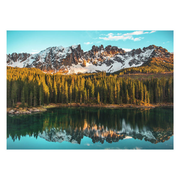 Load image into Gallery viewer, Ravensburger puzzel italian landscapes: lago di carezza - legpuzzel - 1000 stukjes
