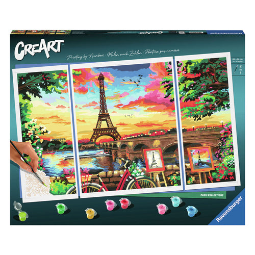 Load image into Gallery viewer, Ravensburger creart schilderen op nummer - paris reflections
