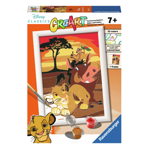 Ravensburger creart schilderen op nummer - disney the lion king
