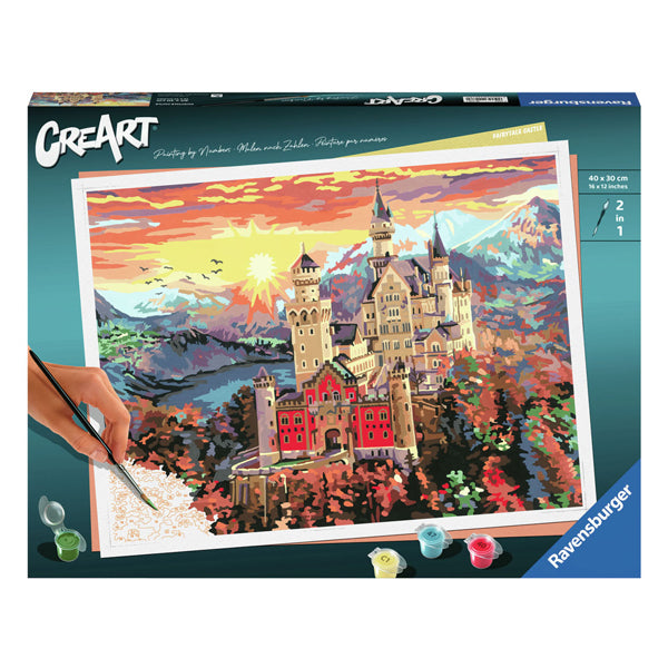 Load image into Gallery viewer, Ravensburger creart schilderen op nummer - fairytale castle
