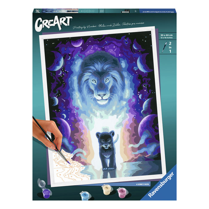 Load image into Gallery viewer, Ravensburger creart schilderen op nummer - lion jojoesart
