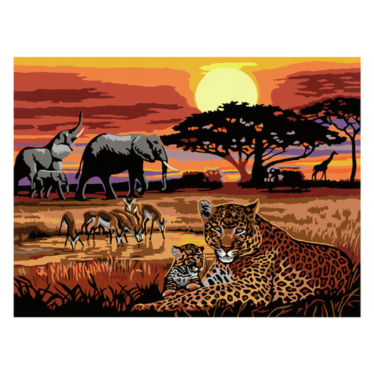 Ravensburger creart schilderen op nummer - savannah landscapes
