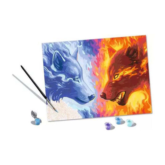 Ravensburger creart schilderen op nummer - fire and ice