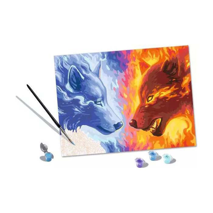 Load image into Gallery viewer, Ravensburger creart schilderen op nummer - fire and ice
