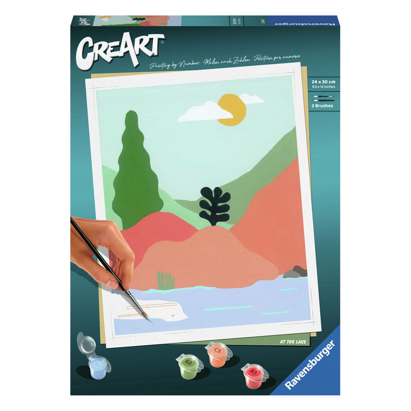 Load image into Gallery viewer, Ravensburger creart schilderen op nummer - at the lake
