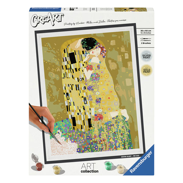 Load image into Gallery viewer, Ravensburger creart schilderen op nummer - the kiss klimt
